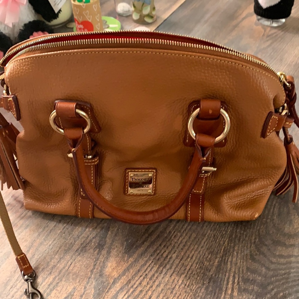 Dooney & Bourke Pebble Leather Bristol Satchel